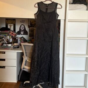 black long dress